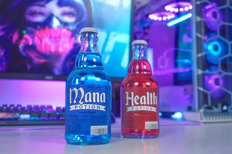 Mana Potion Flasche Energie Drink - 6er Pack