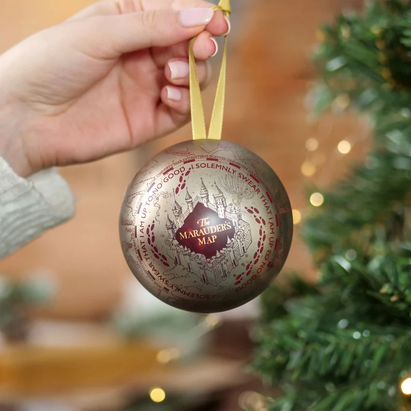 Harry Potter - Karte des Rumtreibers Weihnachtskugel mit Pin