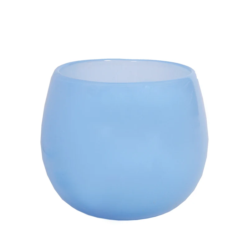 Kerzenhalter Votiv Blau Höhe ca.13cm