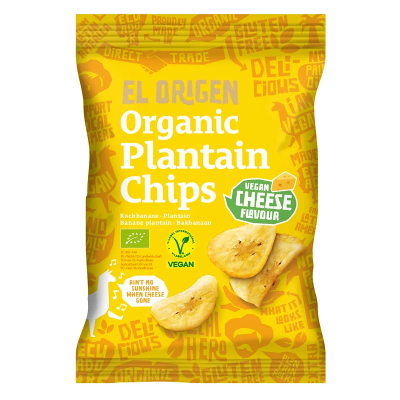 Bio Kochbananen Chips mit Käse-Geschmack