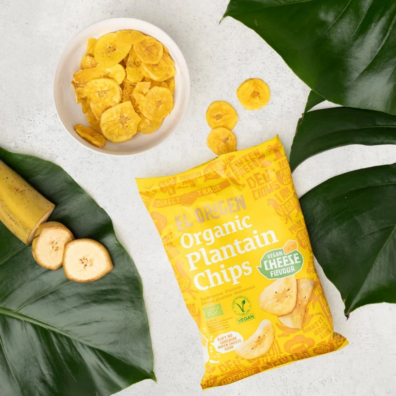 Bio Kochbananen Chips mit Käse-Geschmack