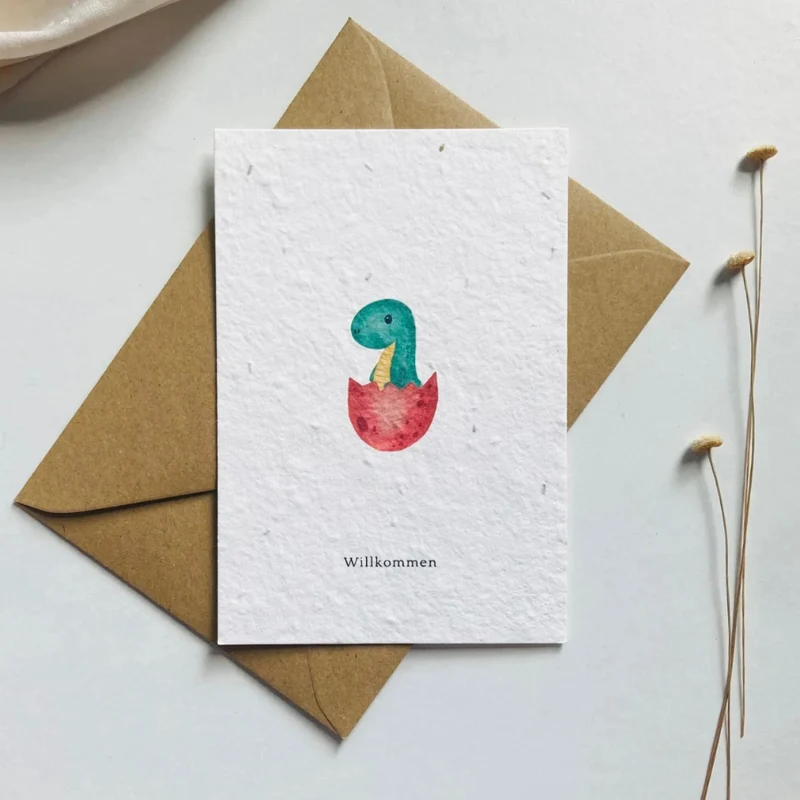 Einpflanzbare Postkarte – Liebe (versch. Designs)
