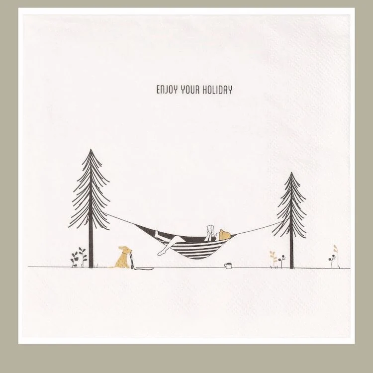 Räder Hobby Papierserviette Enjoy your Holidays