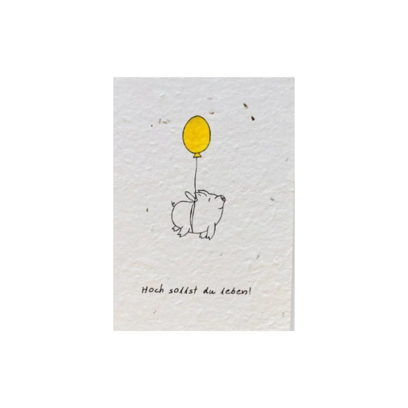 Einpflanzbare Postkarte – Geburtstag (versch. Designs)