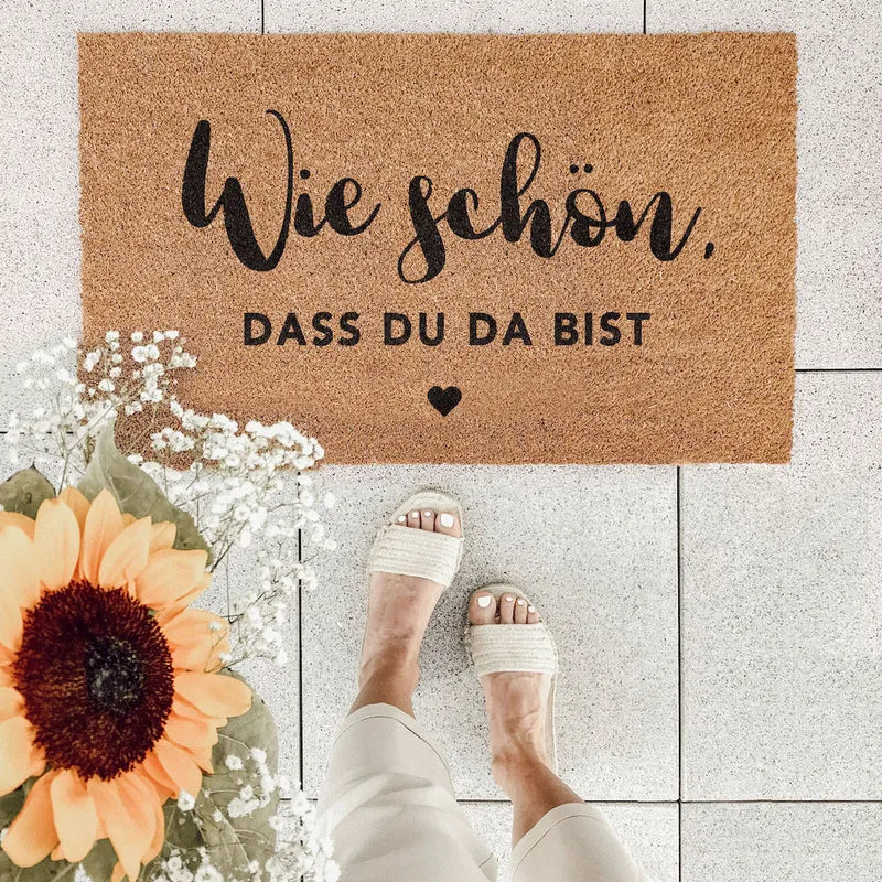 Eulenschnitt Kokos Fußmatte Wie schön