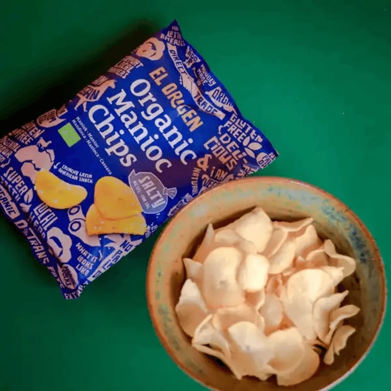 Bio Maniok Chips mit Meersalz