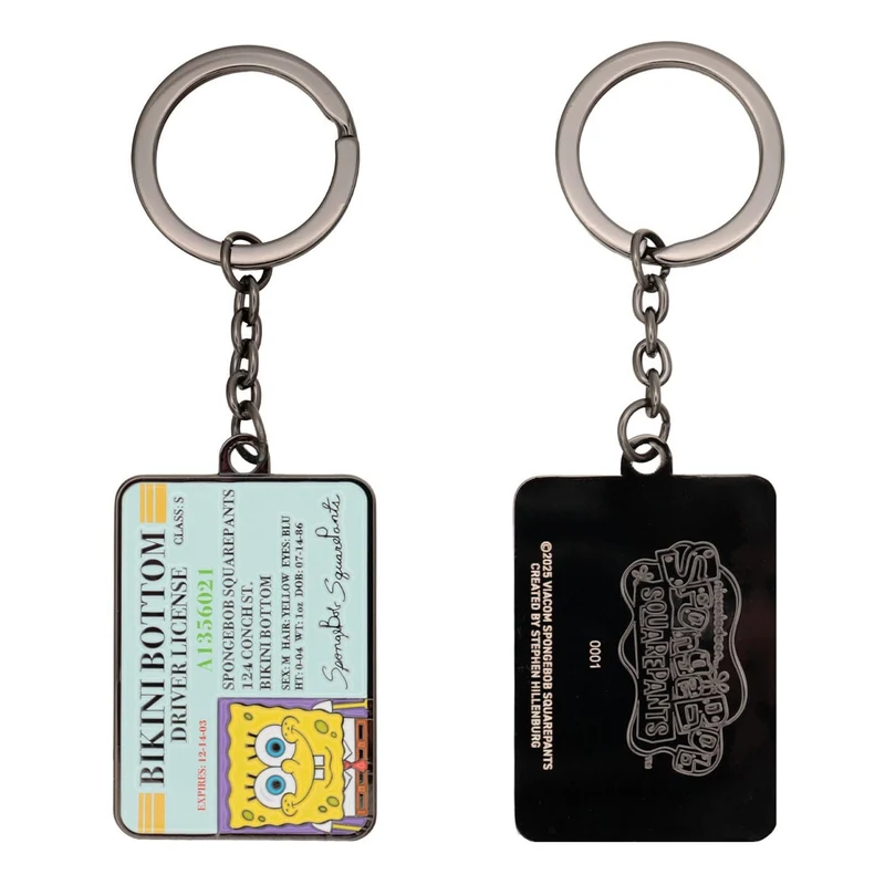 SpongeBob Schwammkopf Schlüsselanhänger Driver License Limited Edition