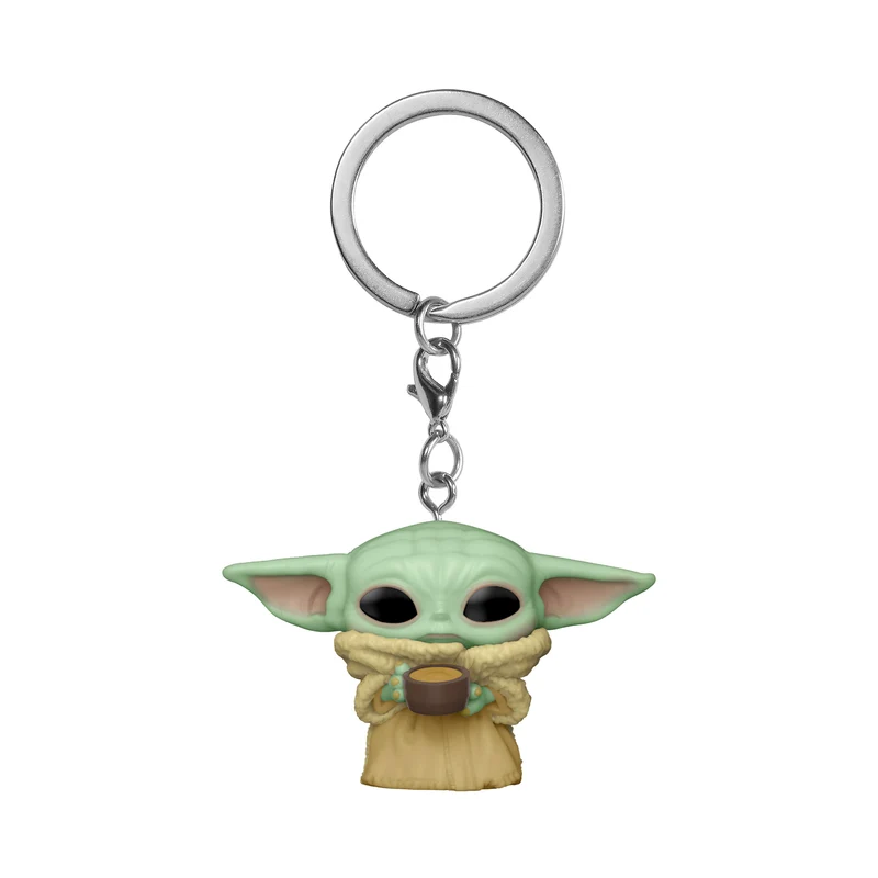 Grogu mit Tasse Funko Pop Schlüsselanhänger - Star Wars The Mandalorian