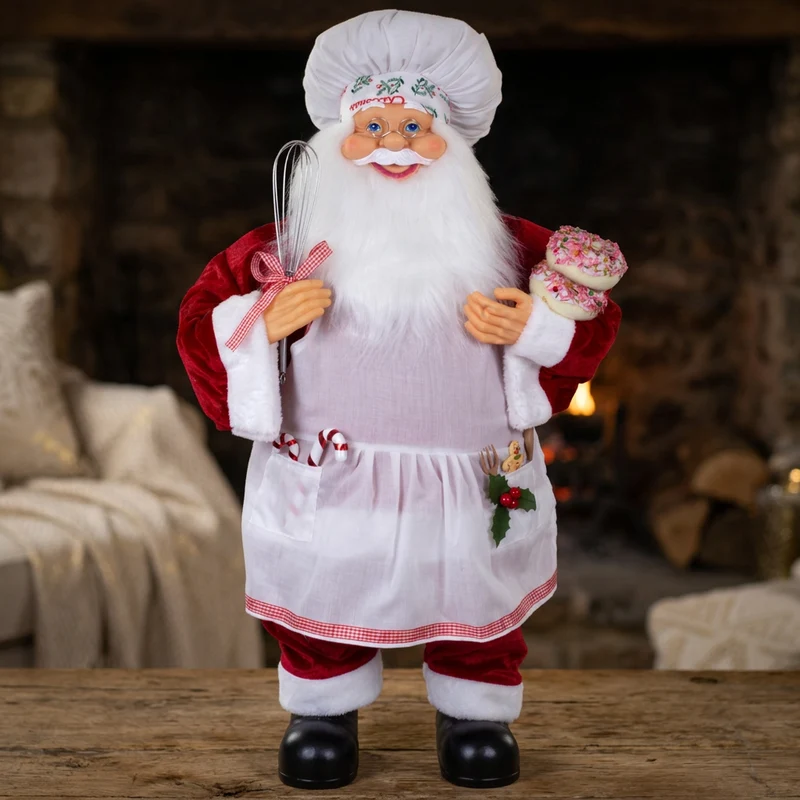 Weihnachtsmann Konditor 'Nicolas' 80cm stehend