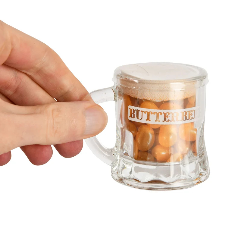 Harry Potter - Mini Glaskrug mit Butterbier Jelly Beans