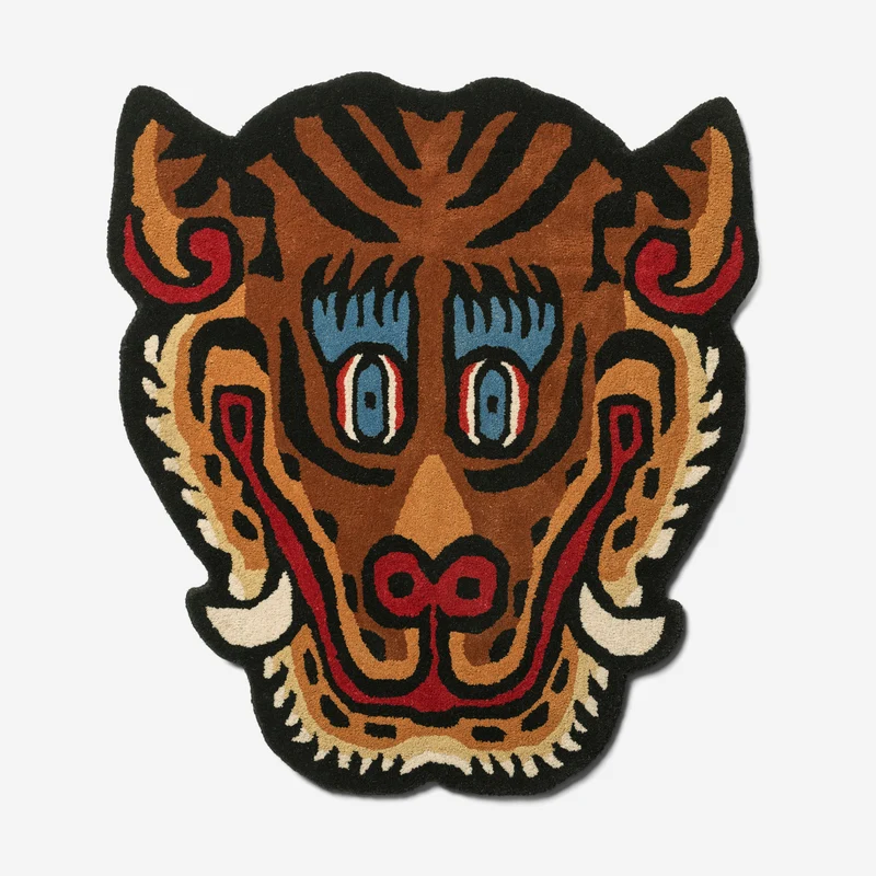 Tiger Face Rug