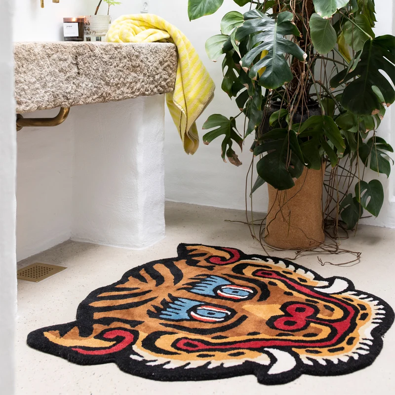 Tiger Face Rug