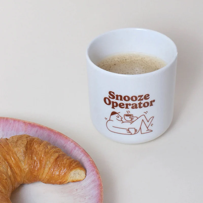 Snooze Operator Porzellanbecher