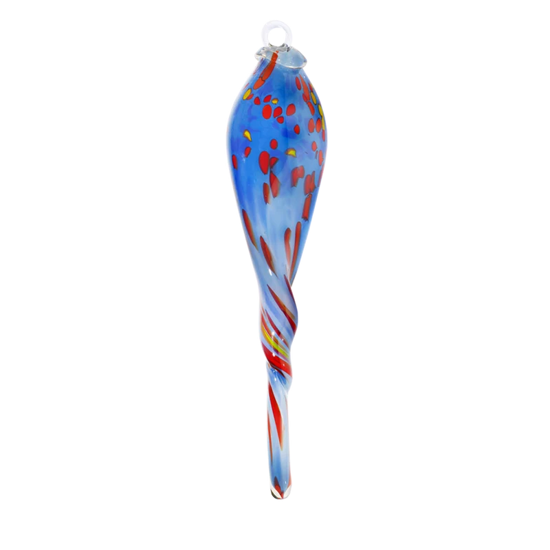 Gartenskulptur Glaszopf zum Hängen 43 cm inkl. Stab