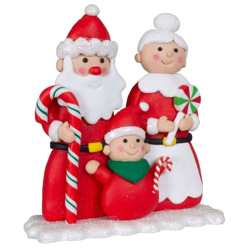 Weihnachtsmann Familie 14cm