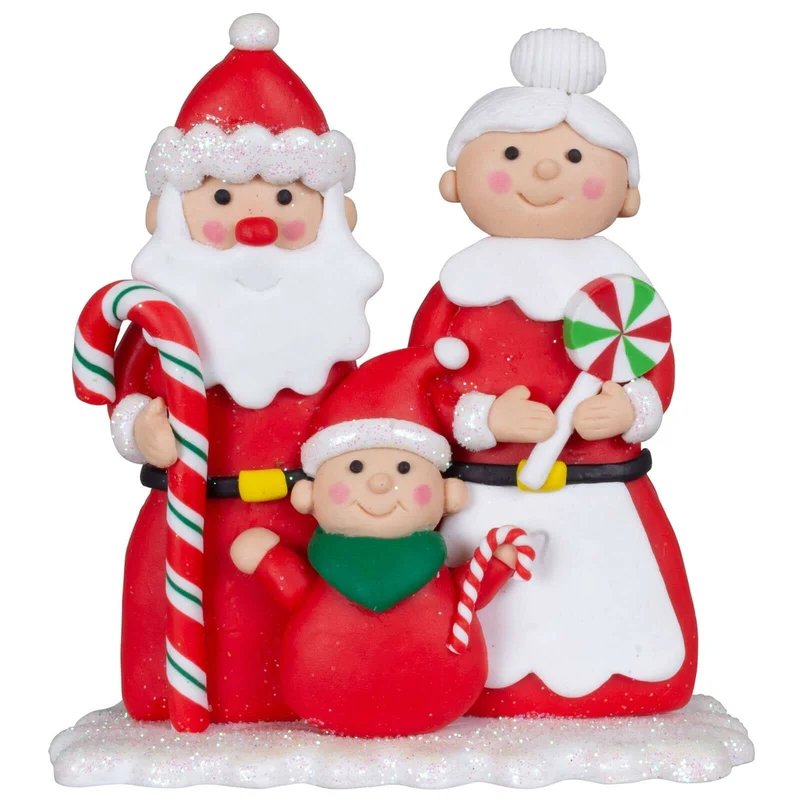 Weihnachtsmann Familie 14cm
