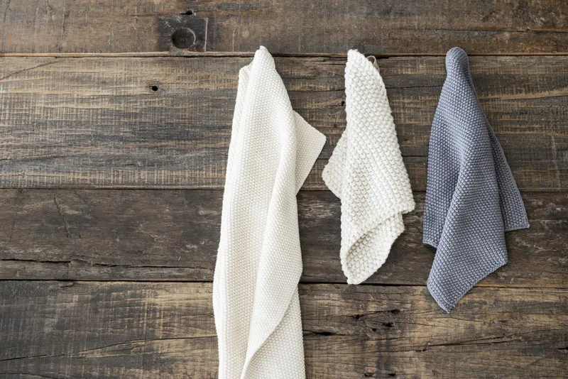 IB Laursen Topflappen Mynte Latte Gestrickt
