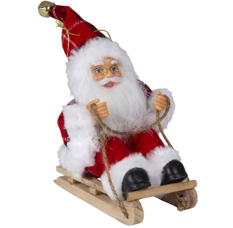 Weihnachtsmann 18cm, 4er Set, 4 Designs
