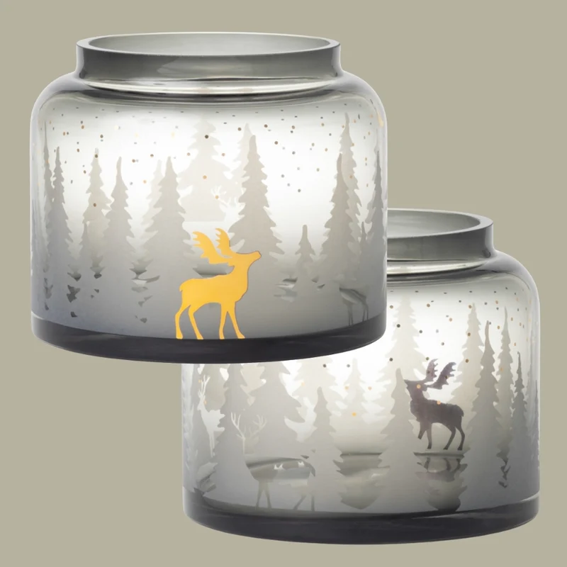 Räder Wintervase Waldlandschaft