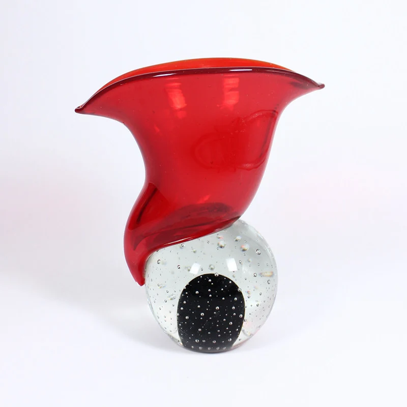 Glasvase Red Symphony 22cm