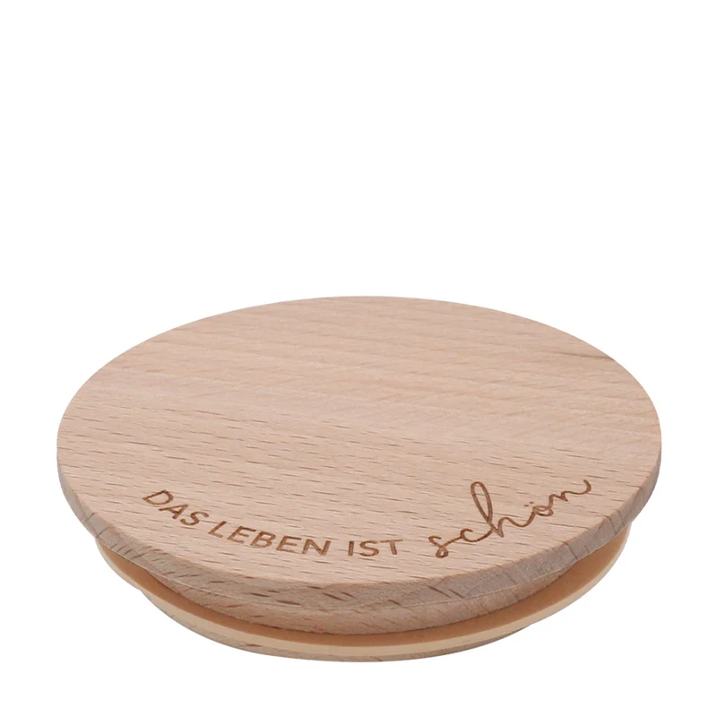Eulenschnitt Deckel für Karaffe Das Leben ist schön