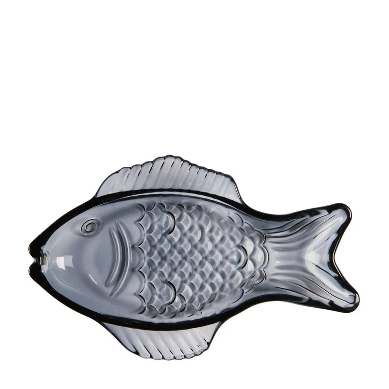 Ib Laursen Glasplatte Fisch klein