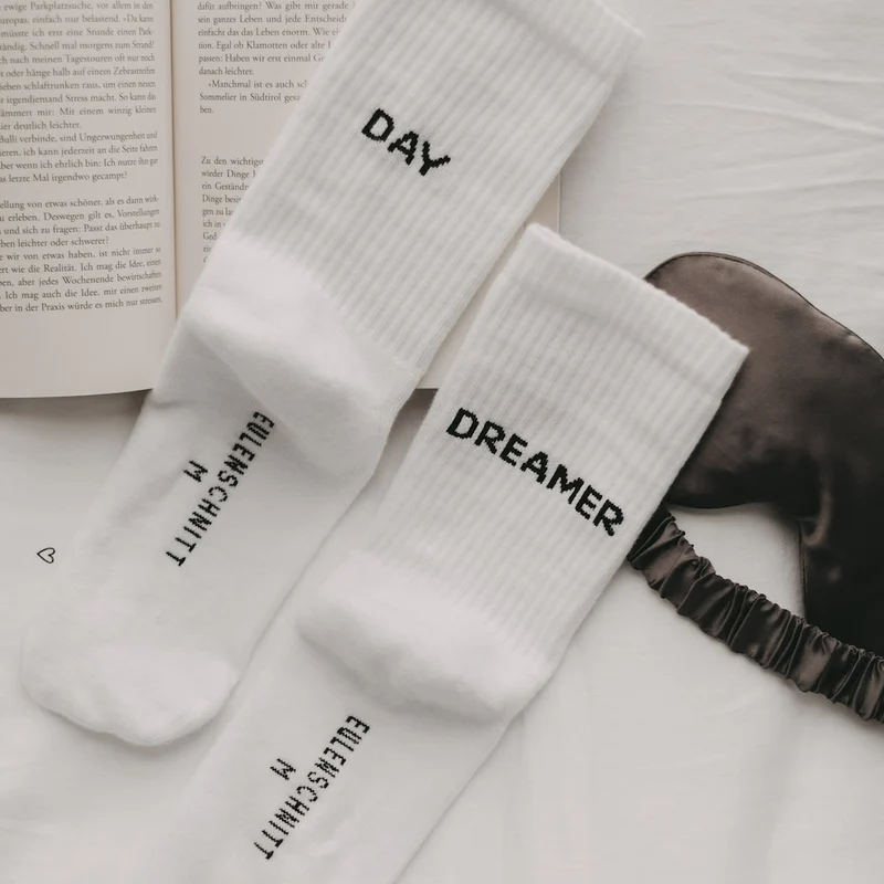 Eulenschnitt Socken Day Dreamer Größe 43-46 weiß