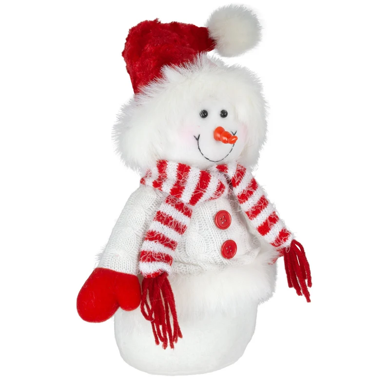 Schneemann 35cm stehend, Pärchen, 2 Stück