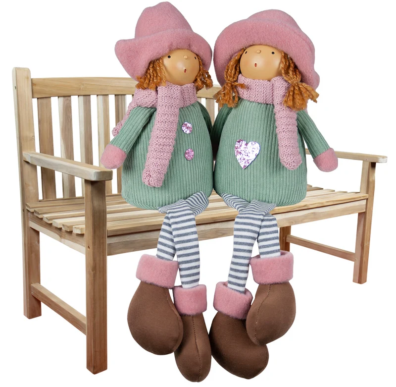 Wichtel 22cm Kantenhocker, Pärchen, 2 Stück