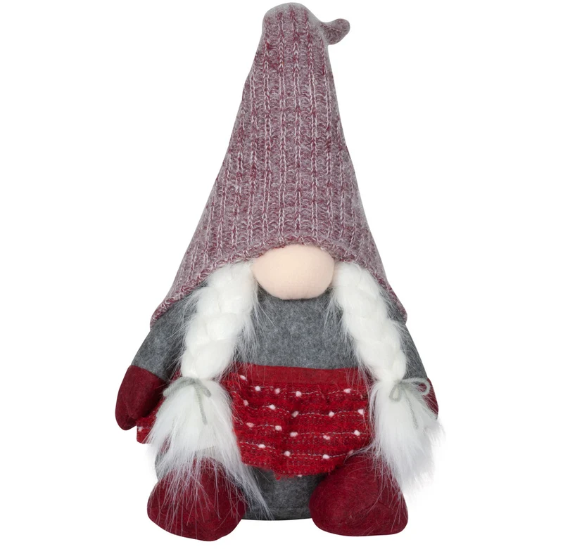 Wichtel 40cm sitzend, Pärchen, 2 Stück