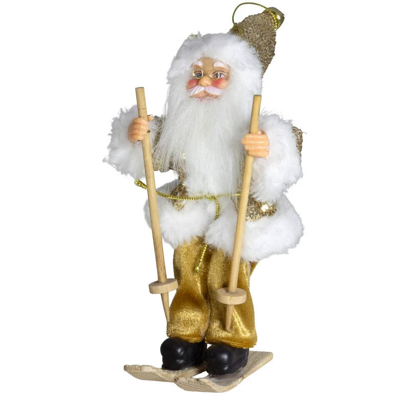Weihnachtsmann 18cm, 4er Set, 4 Designs