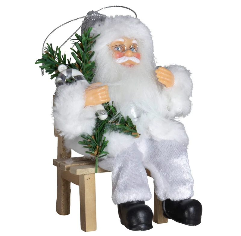 Weihnachtsmann 18cm, 4er Set, 4 Designs
