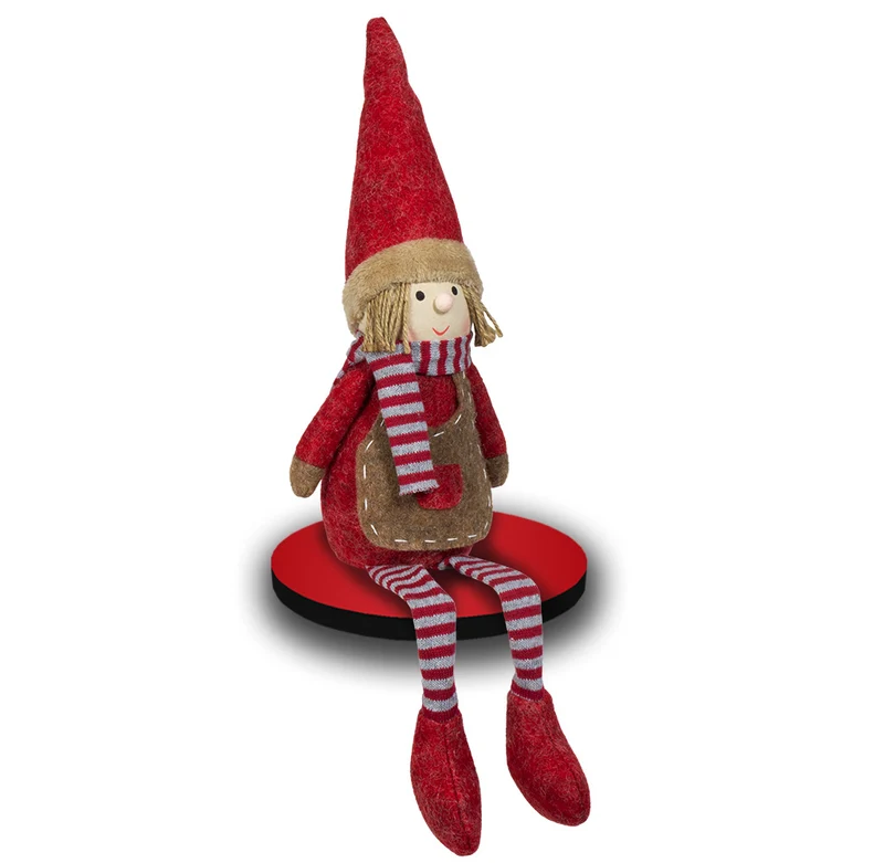 Wichtel 25cm Kantenhocker, Pärchen, 2 Stück
