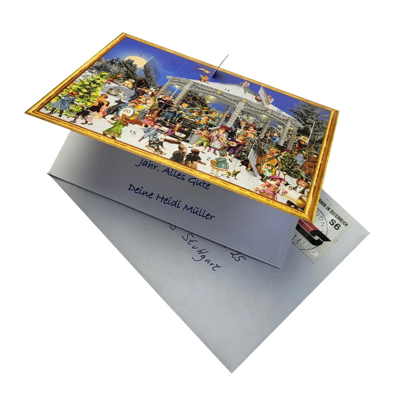 Postcard Advent calendar “At the Pavilion”