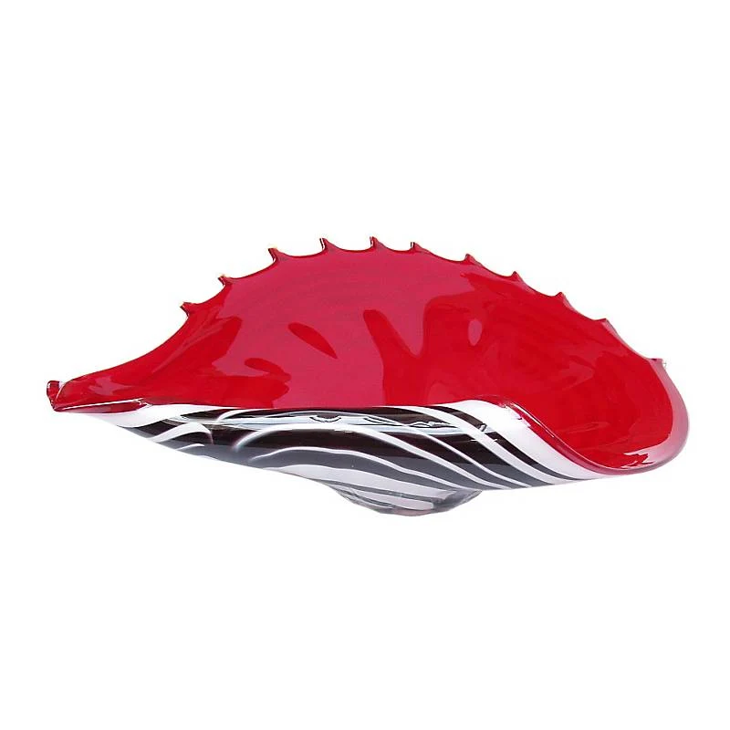 Glasschale Muschel Zebra Jozy Art Queen 35cm