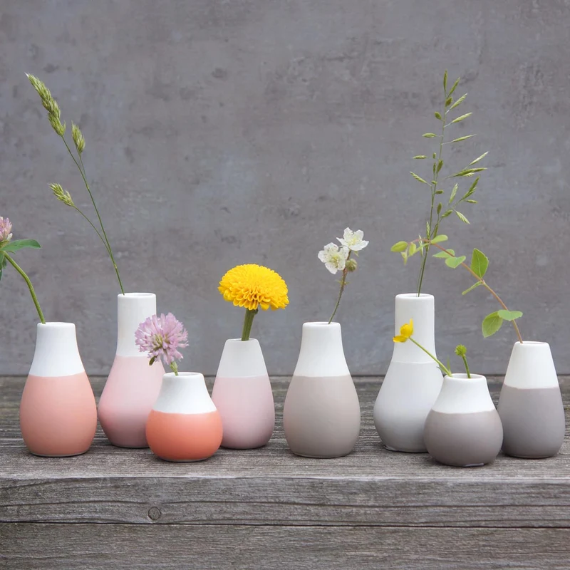 Räder Mini Pastellvasen 4er-Set Pudertöne