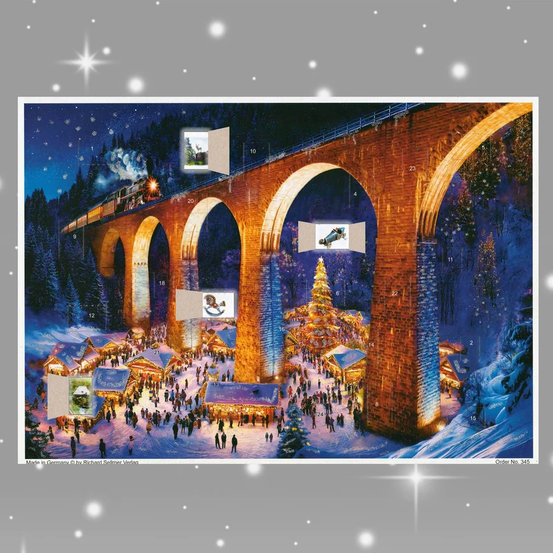A3 advent calendar Ravenna Gorge Railway Viaduct