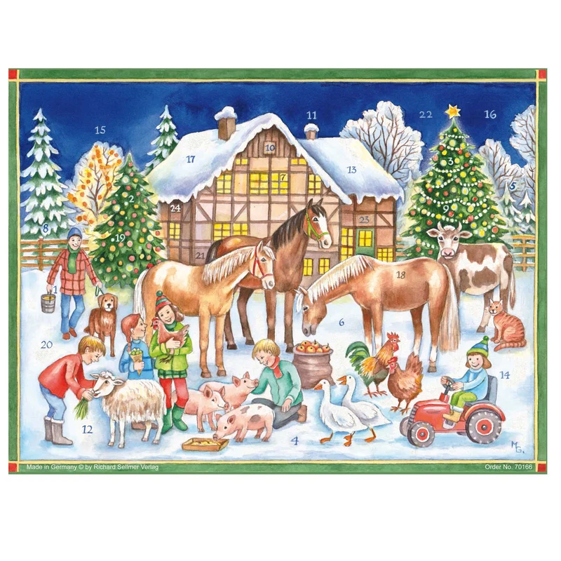 Advent calendar “Christmas with the Animals”