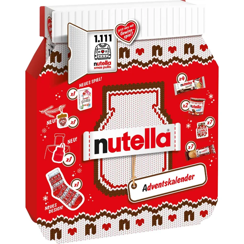 nutella Adventskalender 528g