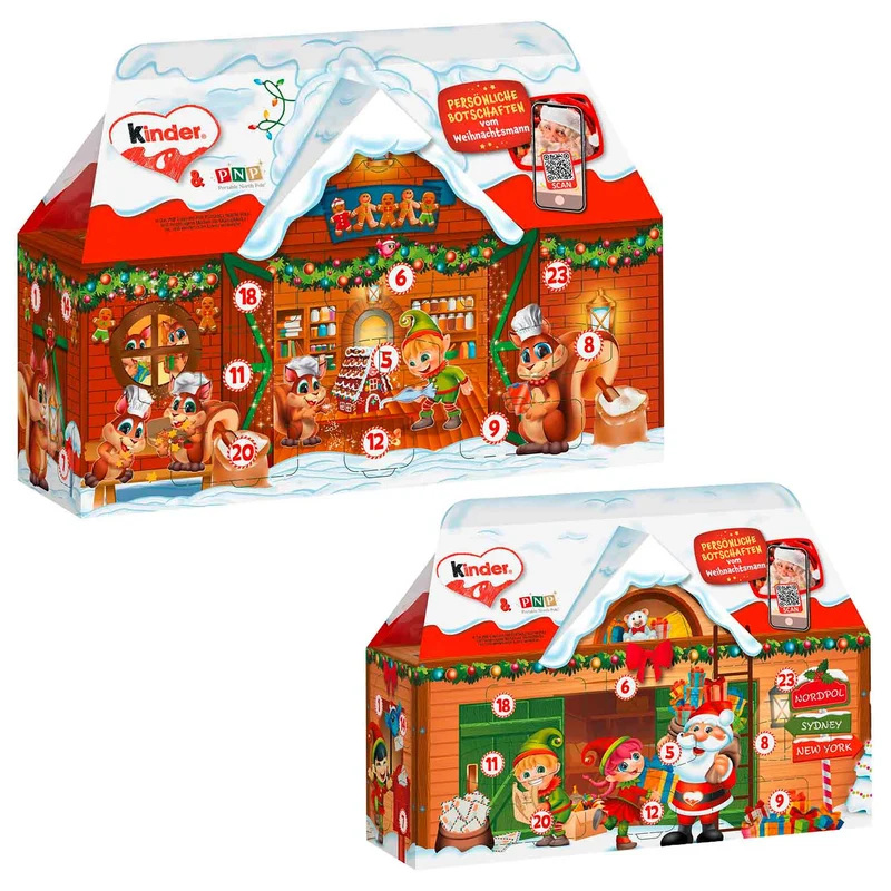 kinder Mix 3D-Haus Adventskalender 234g