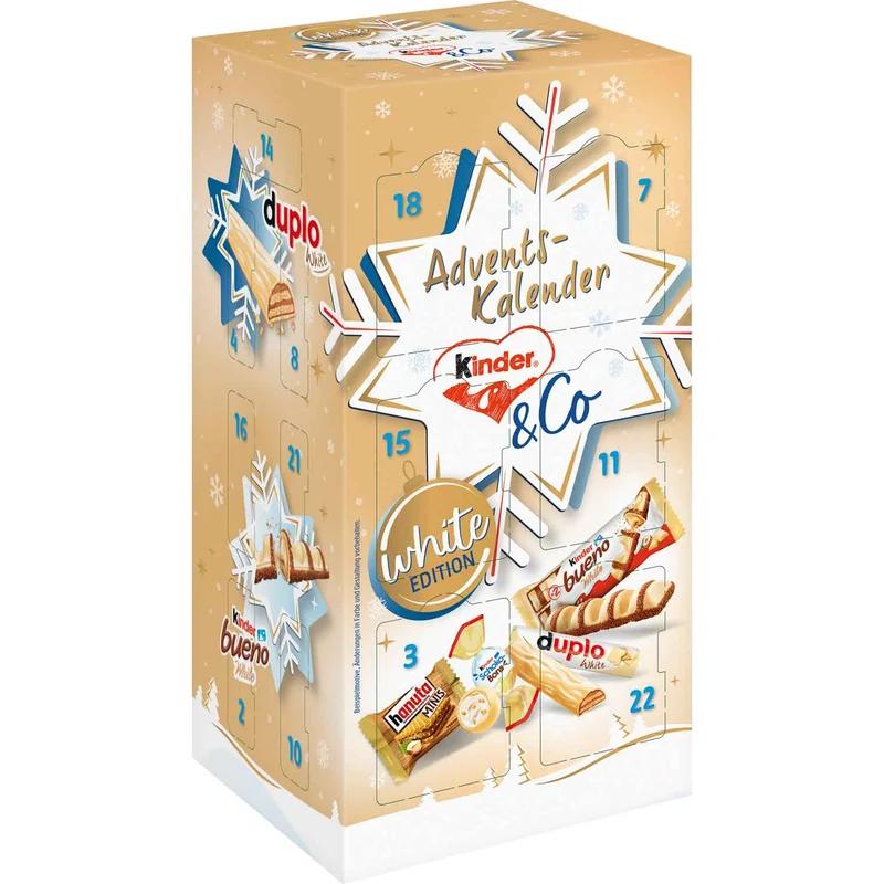 kinder & Co. White Adventskalender 263g