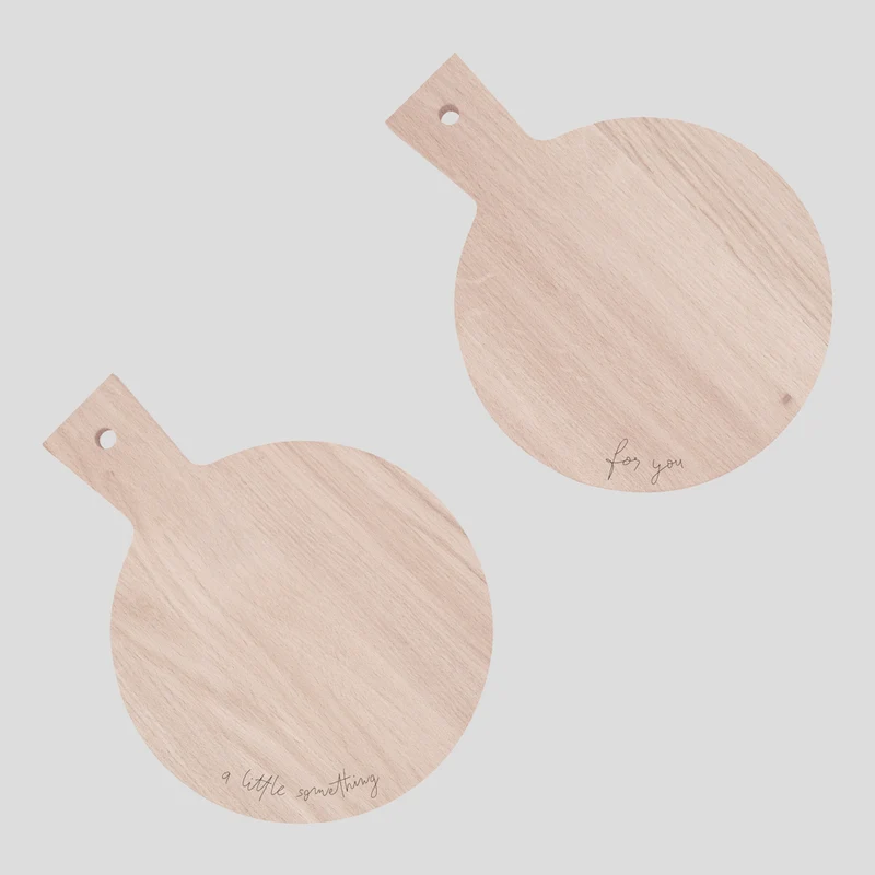 Eulenschnitt Mini-Schneidebretter Little something 2er-Set