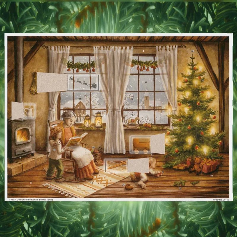 Advent calendar “Grandmother in the Good Old Living Room”