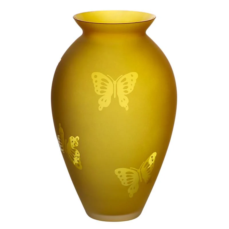 Vase "Lemon Butterfly" (25cm)