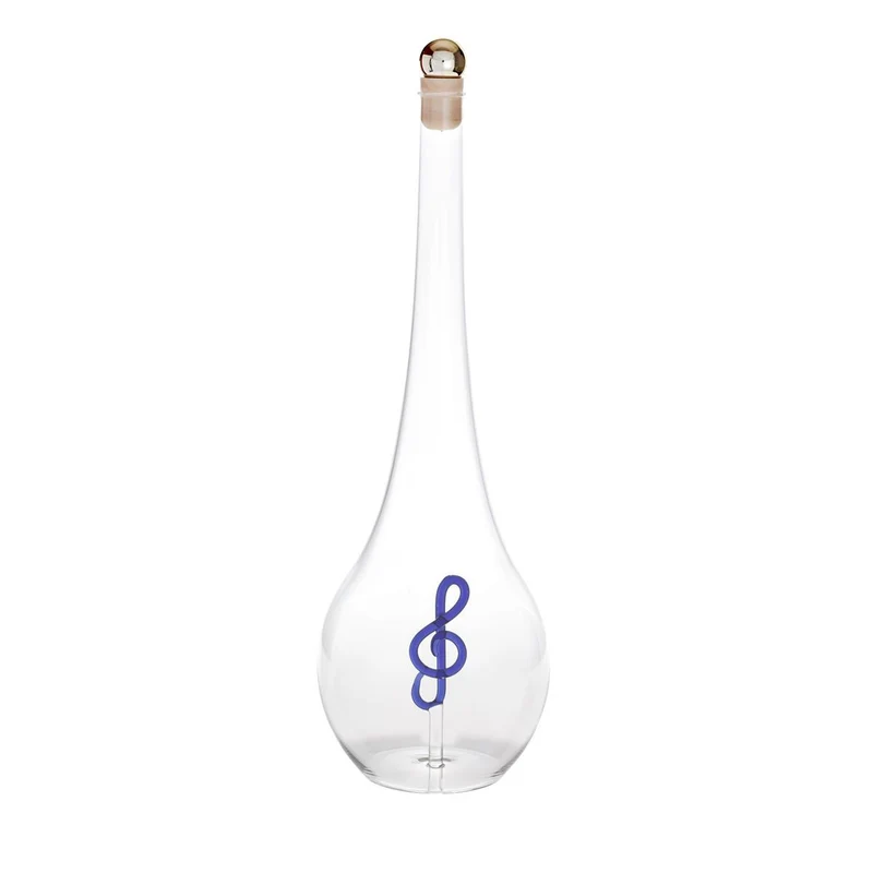 Geschenkflasche Notenschlüssel Präsent 500ml
