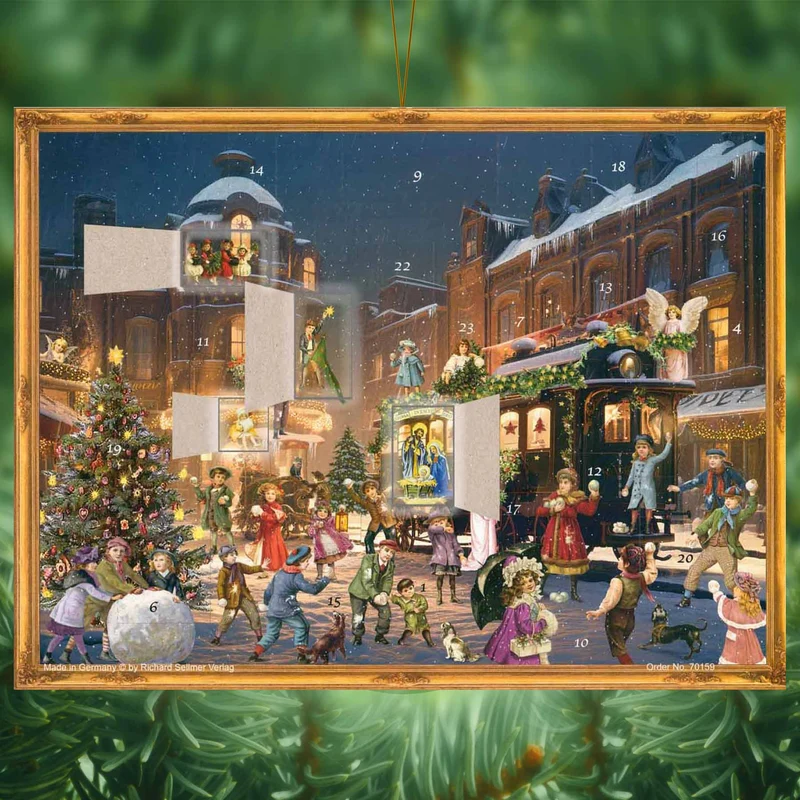 Advent calendar “Christmas Railway Station”