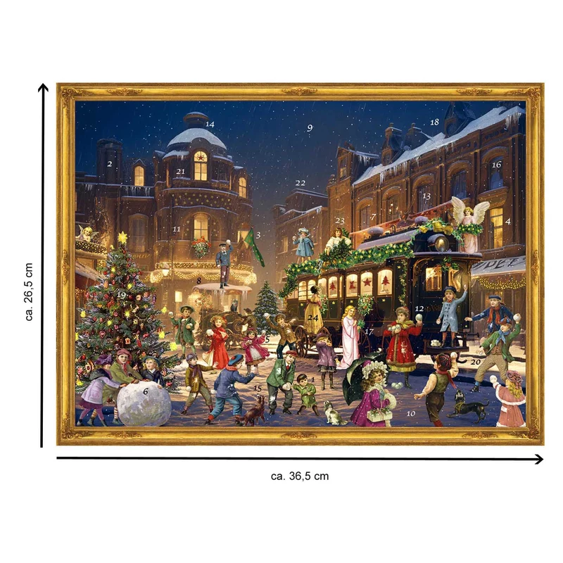 Advent calendar “Christmas Railway Station”