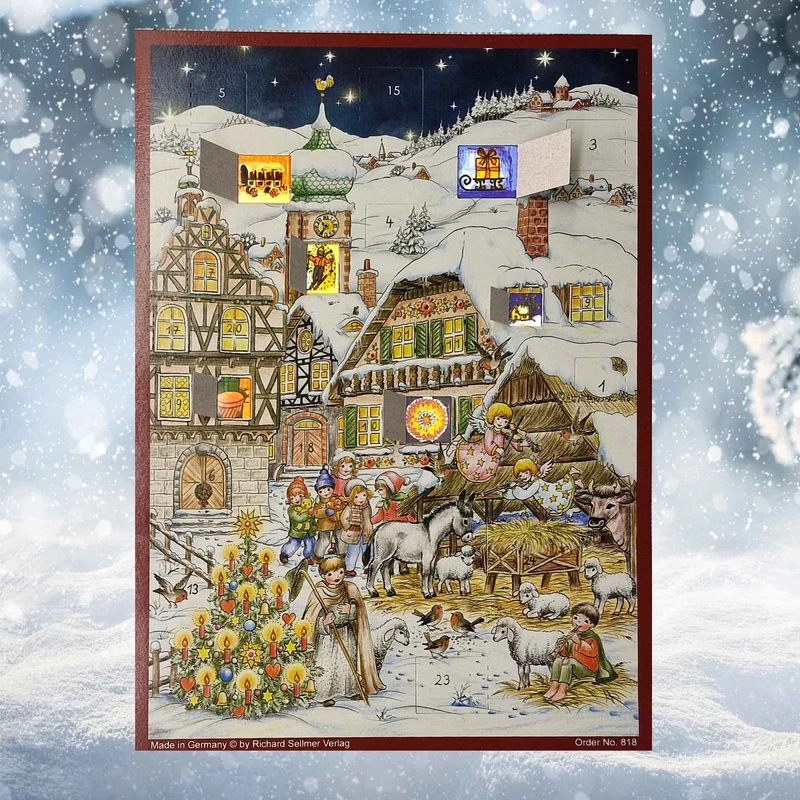 A4 advent calendar “Christmas in the Mountains”