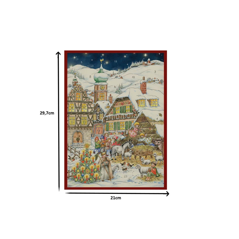 A4 advent calendar “Christmas in the Mountains”