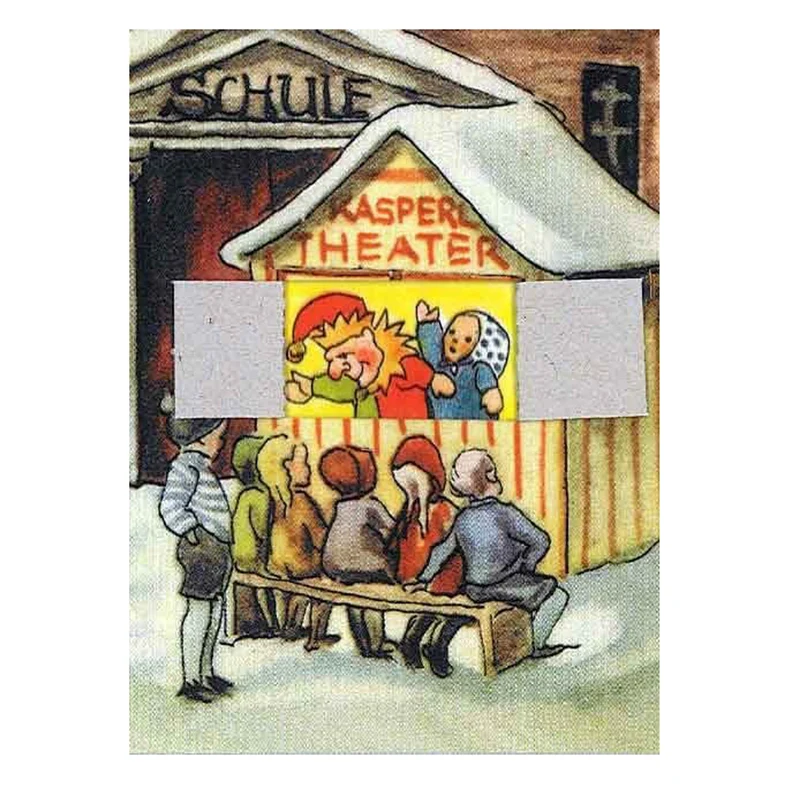 Advent calendar “The Little Town” from 1946